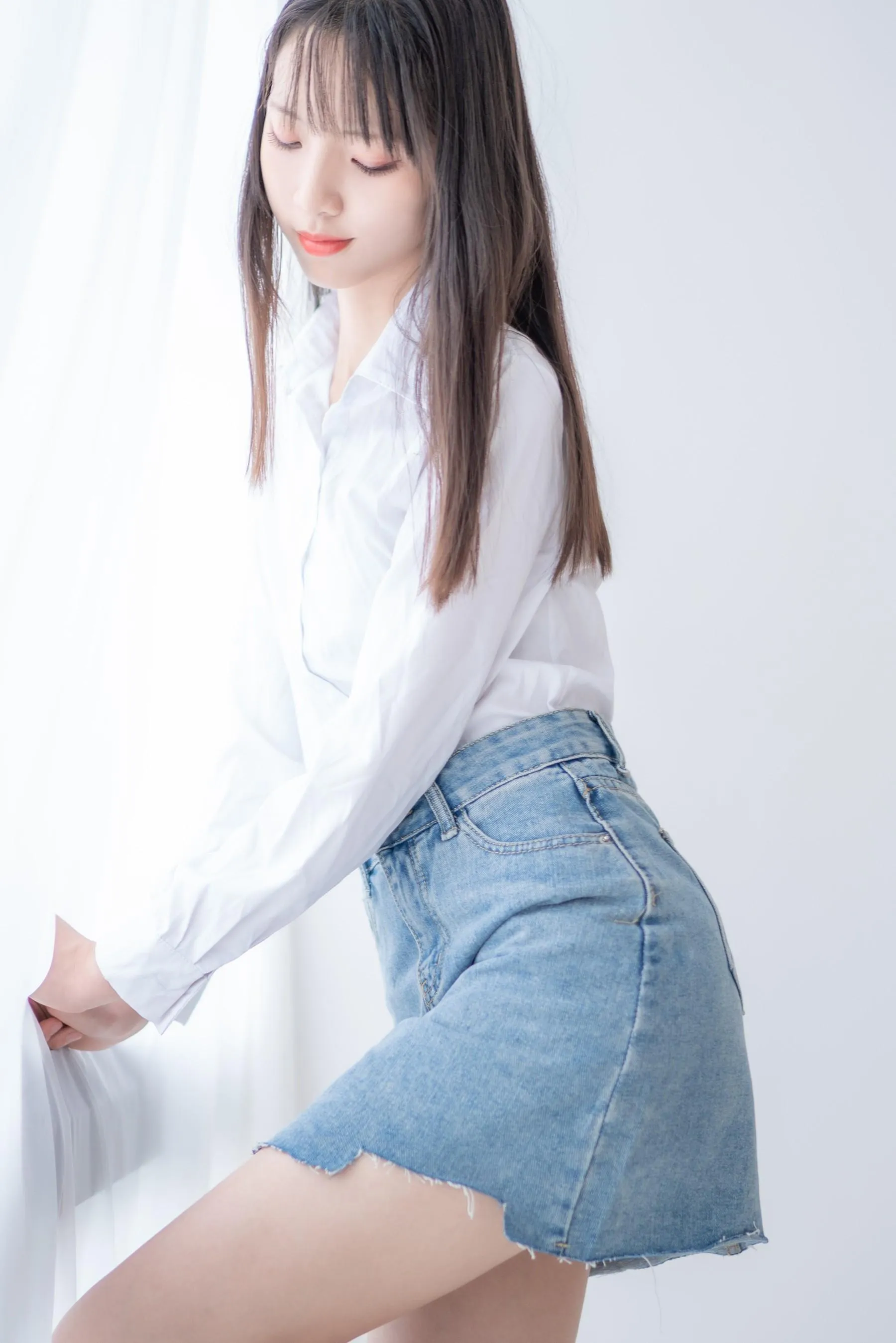 西瓜少女 NO.023 衬衫牛仔裙 [62P]插图3